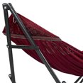 thumbnail image 4 of Tranquillo Universal 116" Double Hammock with Adjustable Stand and Bag, Red, 4 of 12
