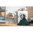 thumbnail image 2 of Ahgly Company Machine Washable Indoor Rectangle Transitional Teal Green Area Rugs, 6' x 9', 2 of 7