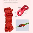 thumbnail image 3 of serony 4X Tent Lanyard Reflective Rope Wind Cord High-strength Fine Workmanship DIY Prop Universal Outdoor Accessories Replaced Part Khaki, 3 of 9