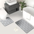 thumbnail image 4 of TopLLC Bathroom Rugs, Rugs for Living Room, Area Rug, Bath Mat Bathroom Water Absorbing Door Mat Convenient Wash Lightweight Fabric Water Absorption Non Slip Floor Mat Chenille floor mats, 4 of 6