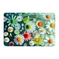 thumbnail image 1 of Binwennn Small Area Rug for Bedroom Floral Tech Fabric Bath Mat Set Entrance Mats Absorbent Door Mats 2 Piece Set For Bathroom & Entryway, 1 of 6