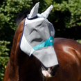 thumbnail image 1 of Fly Mask For Horses With Ear And Nose Protection - Teal - Full (large), 1 of 5