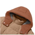 thumbnail image 3 of RXMEKW Insulated Down Jacket And Overalls Set For Toddlers Winter Ski Suit With Snap Crotch For Boys And Girls In Blue, 3 of 6