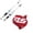 Red, variant on CNC Clutch Cable Spare Parts Cable Lever System for Motorcycle Red