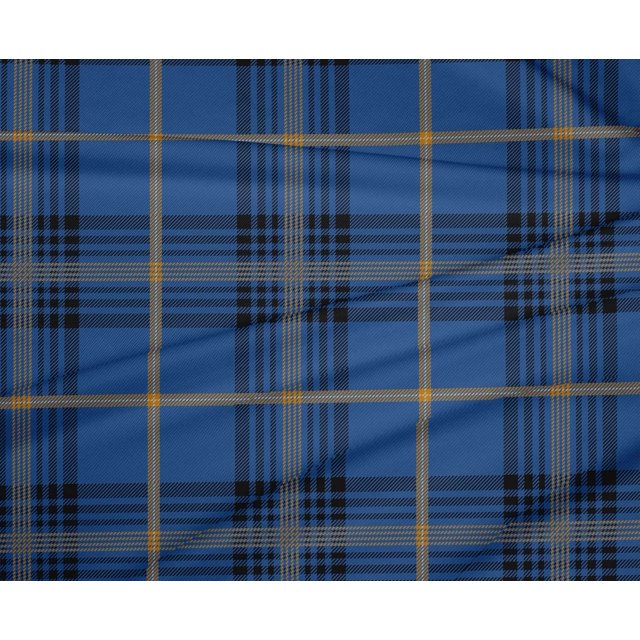 oneOone Polyester Lycra Fabric Tartan Check Printed Craft Fabric BTY 56 Inch Wide