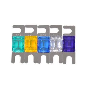 5 Pcs Fusibles ANL Mini 30A 40A 60A 80A 100A Fil d'Alimentation Audio pour Voiture Bateau Fusible Électronique Auto