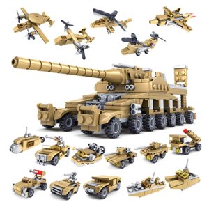 Yingyy 16-in-1 Ensemble de jouets pour la construction de voitures Enfants Bâtiments Jouet éducatif