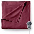 thumbnail image 1 of Sunbeam Fleece Heated Blanket, Garnet, Full Size, 1 of 1