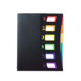 thumbnail image 2 of Fridja Home Essentials 6 Grids Rainbows Classification organ Pack office Data Storage Folder A4 Paper File organizer with Elastic Buckle Closure for Home School offices, 2 of 6