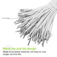 thumbnail image 5 of MIANGASTORE 50PCS Barbed Elastic Cord High stretch String with Metal Barbs for Eye Craft Making ( White ), 5 of 5