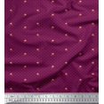 thumbnail image 1 of Soimoi Tissu Poly Georgette à Pois et Insectes pour Couture, Largeur 52 Pouces, 1 of 3