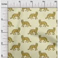 thumbnail image 1 of oneOone Cotton Flex Fabric Fox Block Print Fabric By The Yard 40 Inch Wide, 1 of 4