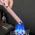 thumbnail image 2 of Bfogop Electric Candle Lighter, Windproof Flameless USB Rechargeable Lighter with Safety Lock Plasma Arc Long Lighter for Grill Firework Kitchen Camping, 2 of 7
