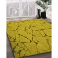 thumbnail image 3 of Ahgly Company Machine Washable Indoor Rectangle Transitional Dark Golden Rod Brown Area Rugs, 7' x 9', 3 of 7