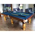 thumbnail image 2 of Table de Billard Worsted de 9 Pi, Nappe de Table de Billard en Feutre avec Coussin et Rail, Décor Bleu, 2 of 7