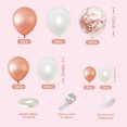 thumbnail image 2 of Rose Gold/Black Gold Balloon Garland Arch Kit,for Wedding Birthday Graduation Party Background Decor, 2 of 5