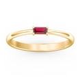 thumbnail image 2 of East-West Baguette Ring - Peridot (August), 2 of 3