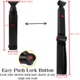 thumbnail image 3 of Long Handle Back Shaver For Men Foldable Back Shaver Rechargeable Body Hair Trimmer,Black Hair Remover, 3 of 9