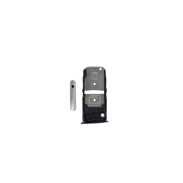 Esource Parts Motorola Moto Z4 XT1980 Sim Card Tray Replacement Single Frost White