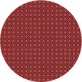 thumbnail image 1 of Ahgly Company Tapis d'Intérieur Lavables en Machine, Ronds, Transitionnels, Rouge Canneberge, Ronds 4', 1 of 7