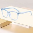 thumbnail image 3 of Glasses Riding Outdoor Unisex Square Transparent Lens Eyewear for All Ages with Aluminum Alloy Lightweight Foldable Design and Telescoping Adjustable Fit, 3 of 3