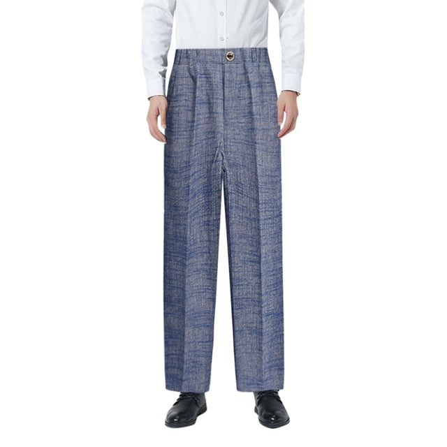 PMVFHDE Liquidation Pantalon d'Automne Garçons Pantalon Habillé à devant Plat Taille Ajustable Poches avant Pantalon Coupe Droite Gris, 2-3 Ans