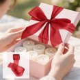 thumbnail image 1 of Fridja Christmas Gifts Threaded Glitter Ribbon Chiffon Crinkle Satin Bow Gift Box Bouquet Wedding Card Newlywed Ribbon Decoration Gift Wrapping Ribbon, 1 of 6