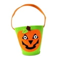thumbnail image 2 of Halloween Bags Portable Party Supplies Cloth Lightweight Multiuse Halloween Green, 2 of 9