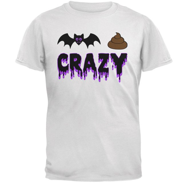 Halloween Bat Caca Fou T-Shirt pour Homme