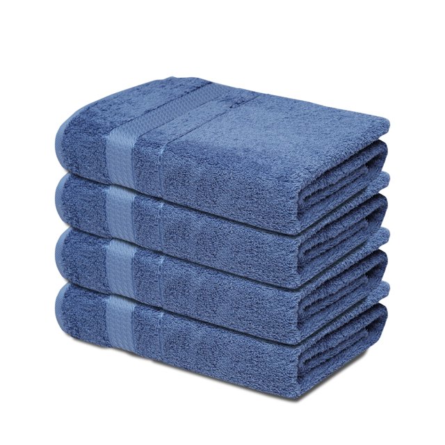Melissa Linen Serviettes à Main, Ensemble de Serviettes de Luxe à Séchage Rapide Comprenant Quatre Serviettes à Main Bleu cobalt en Coton Turc 100 % avec un Poids de 550 G/m2. Ces Serviettes Ultra-Absorbantes Ont une texture Éponge Douce, un Tissage Z-twist pour un Boulochage Réduit, et Sont Certifiées OEKO-TEX pour la Sécurité des Produits Chimiques. Convenant à une Utilisation Quotidienne à la Maison, dans les Hôtels, les spas, les gyms et Plus, Elles Restent Douces et Durables Même après Plusieurs Lavages.