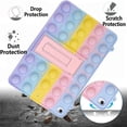 thumbnail image 4 of Case For Ipad 9th Generation Case - Bubble Fidget Sensory Ipad 9 10.2" Case For Kids Stylish Rainbow Soft Release Stress Shockproof Case With Fold Stand, 4 of 5