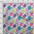 thumbnail image 3 of oneOone Velvet Medium Blue Fabric Texture Floral Sewing Craft Projects Fabric Prints By Yard 58 Inch Wide, 3 of 4