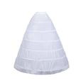 thumbnail image 2 of KLKCMS Bridal Crinoline Accessory Wedding Dress Petticoat for Banquet Party Cosplay 6 Hoop, 2 of 9