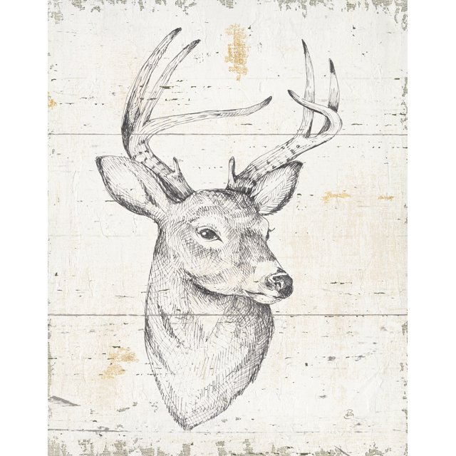 Cerf Sauvage et Magnifique II - Toile Encadrée d'Animaux Sauvages