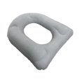 thumbnail image 3 of Tnarru Inflatable Toilet Cushion Seating Support Cushion for Traveling Home Elderly Gray Flocking, 3 of 8