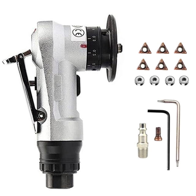 Labymos Pneumatic Chamfering Machine Carpenter Chamfering Tool Portable Handheld Grinder Metal Wood Acrylic Deburring Beveling