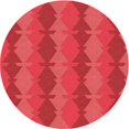 thumbnail image 1 of Ahgly Company Machine Washable Indoor Round Transitional Red Area Rugs, 3' Round, 1 of 7