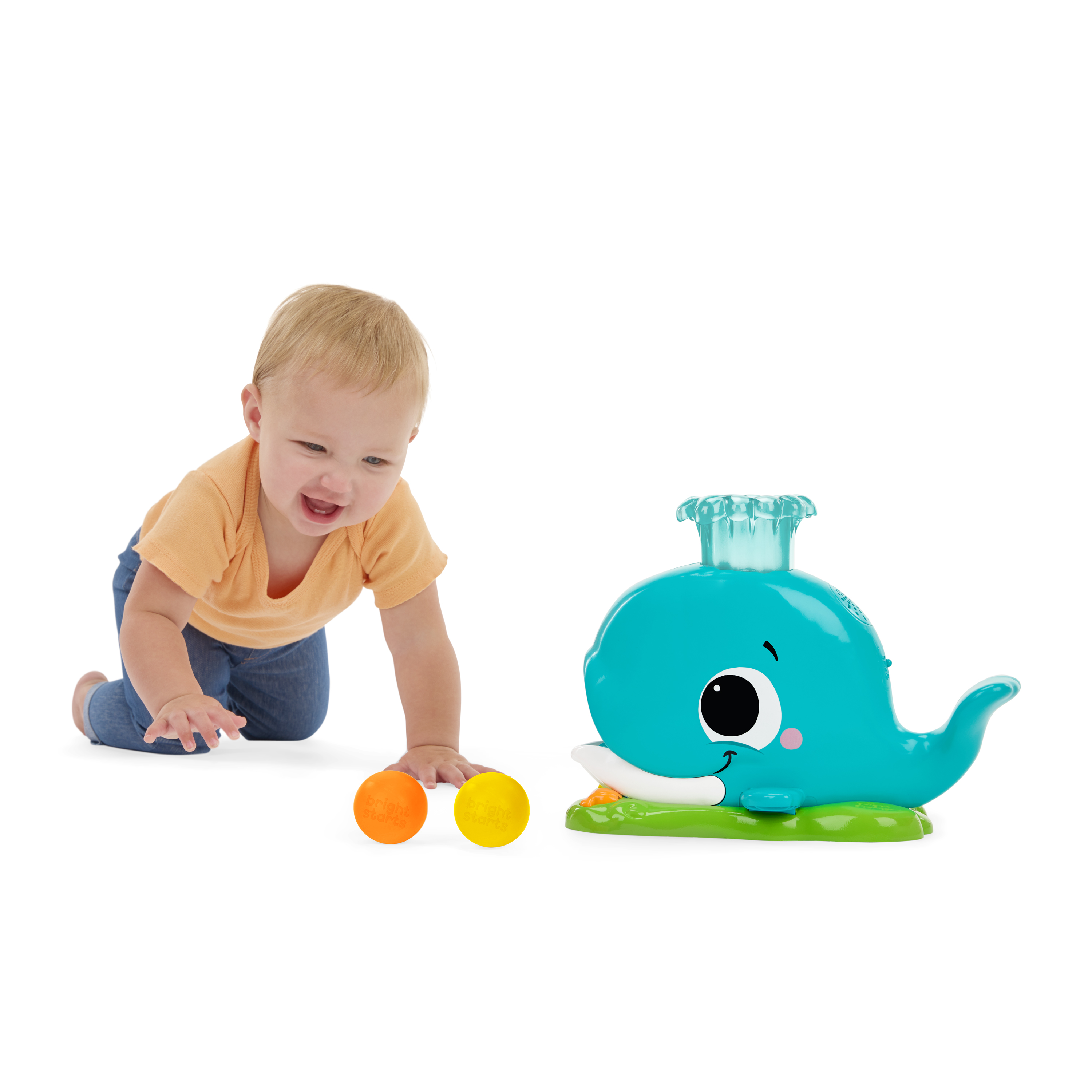 Bright Starts Silly Spout Whale Popper Ball Play Toy, age group: 6M+ - 10934