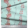 thumbnail image 2 of Soimoi Georgette Viscose Fabric Bird,Cage & Floral Artistic Decor Fabric Printed Yard 42 Inch Wide, 2 of 3