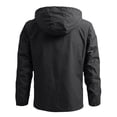 thumbnail image 3 of DPTALR Veste Mince pour Homme Coupe-Vent de Sport Décontractée à Capuche, 3 of 5