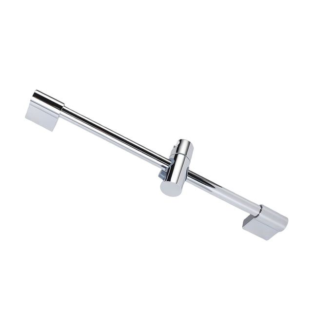 Shower Slide Bar, Wall Mounted Metal Shower Bar with Adjustable Handheld Showerhead Holder for Bathroom