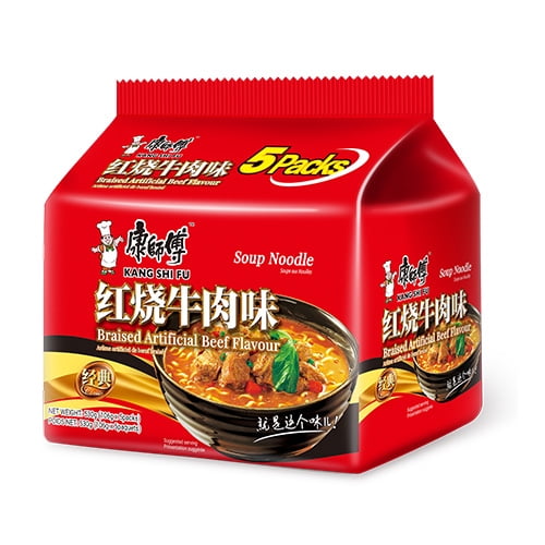 Kangshifu Instant Noodle-- Braised Artificial Beef Flavor