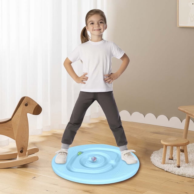 Planche Oscillante Dynamique avec Jeu de Labyrinthe pour Entraînement de la Force de Base et Exercice Physique