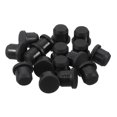 thumbnail image 1 of Uxcell 32Pcs Black Rubber Stopper, 10.5m Plug Holes for 10-10.3mm/0.4-0.41" Hole, 1 of 6