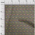 thumbnail image 2 of oneOone Rayon Grayish Blue Fabric Floral Craft Projects Decor Fabric Printed By The Yard 56 Inch Wide, 2 of 5