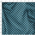 thumbnail image 4 of Soimoi Blue Poly Georgette Fabric Circle Art Geometric Decor Fabric Printed Yard 42 Inch Wide, 4 of 5