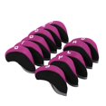 thumbnail image 2 of Almencla 11 Pcs Iron Headcover Anti Scratch Numbered Headcover Protector Guard 4 9, P, S, Rosy, 2 of 8