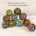 thumbnail image 4 of Maracas en Bois Coquille de Noix de Coco Marteau de Sable avec de Beaux Motifs Instrument de Musique à Percussion Jouets (Livraison Aléatoire), 4 of 7