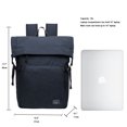 thumbnail image 2 of KAUKKO Stylish Oxford Fabric Backpack Travel Rucksack lightweight Hiking Bag Satchel, 2 of 5