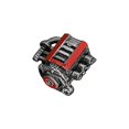 thumbnail image 2 of Yinanstore Miniature Engine Model ,Ornament ,1:64 Scene Decoration, Realistic Workshop Equipment Workshop Repair Prop Garage Scene Model Style F, 2 of 8